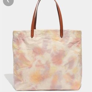 Madewell Tie Dye Canvas Transport Tote EUC